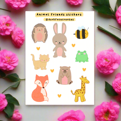 Animal Friends Stickers