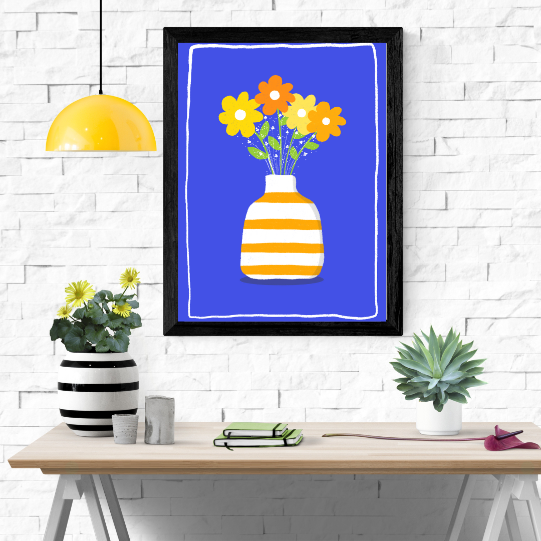 Vase of Flowers Print