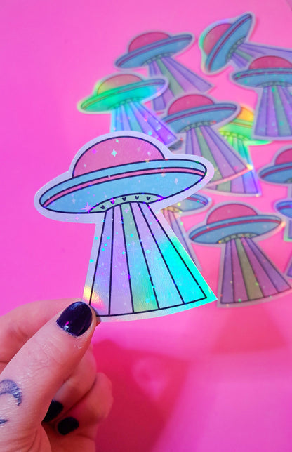 Spaceship Sticker