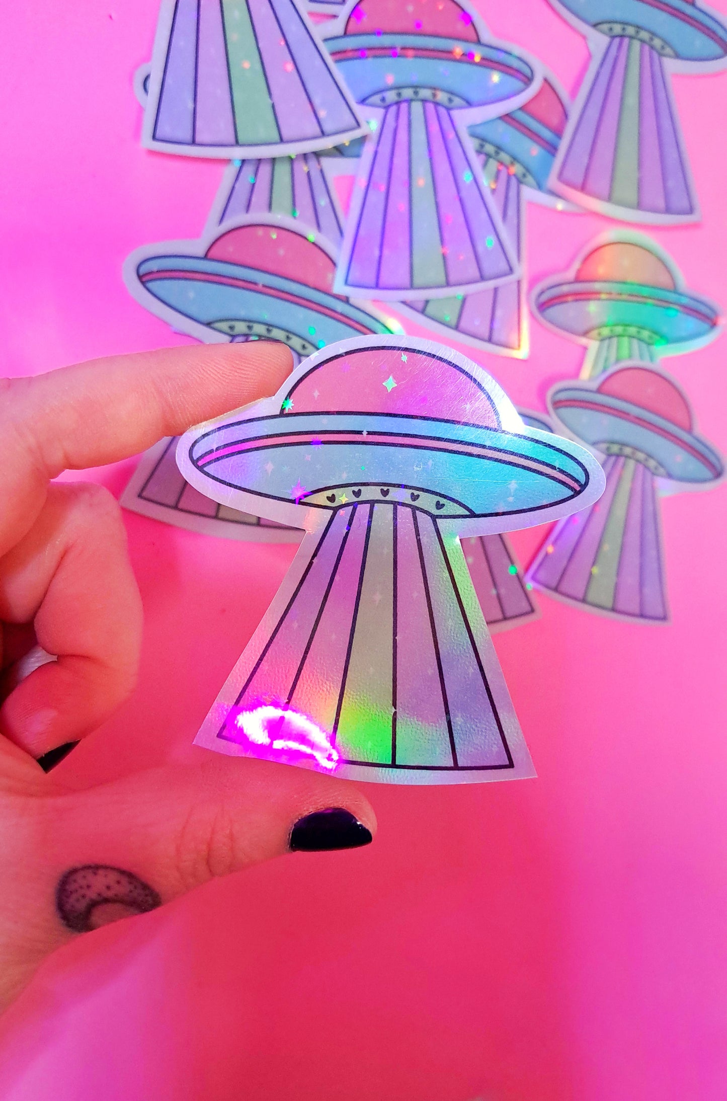Spaceship Sticker