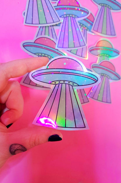 Spaceship Sticker