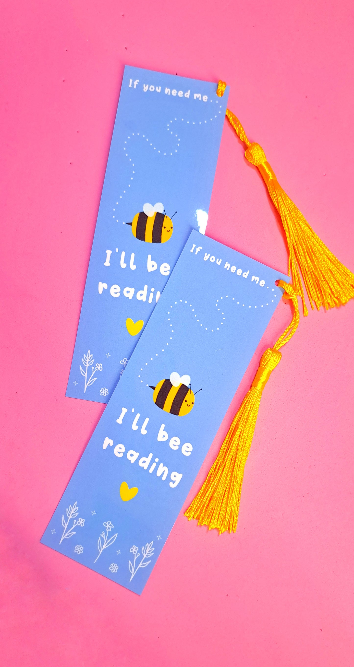 I'll Bee Reading Bookmark