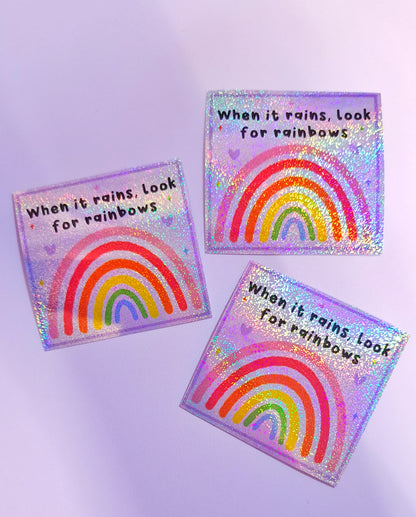 Look For Rainbows Sticker