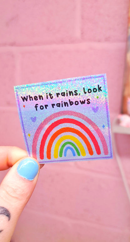 Look For Rainbows Sticker