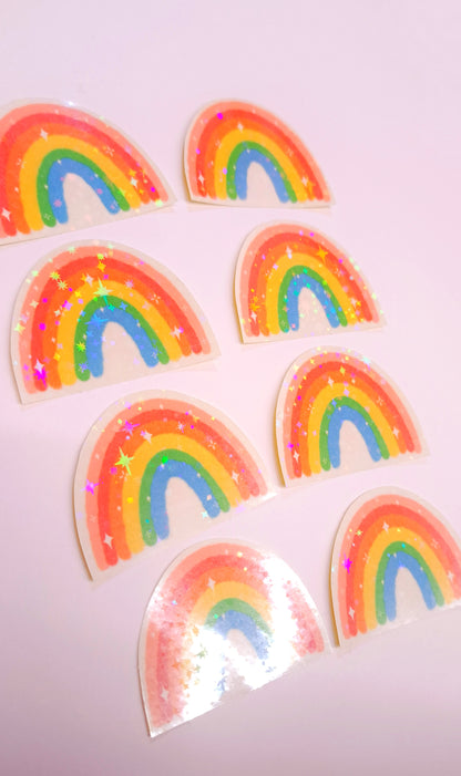 Glitter Rainbow Sticker