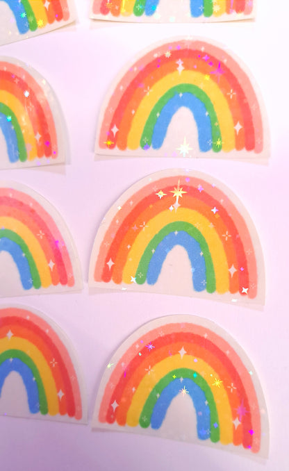 Glitter Rainbow Sticker