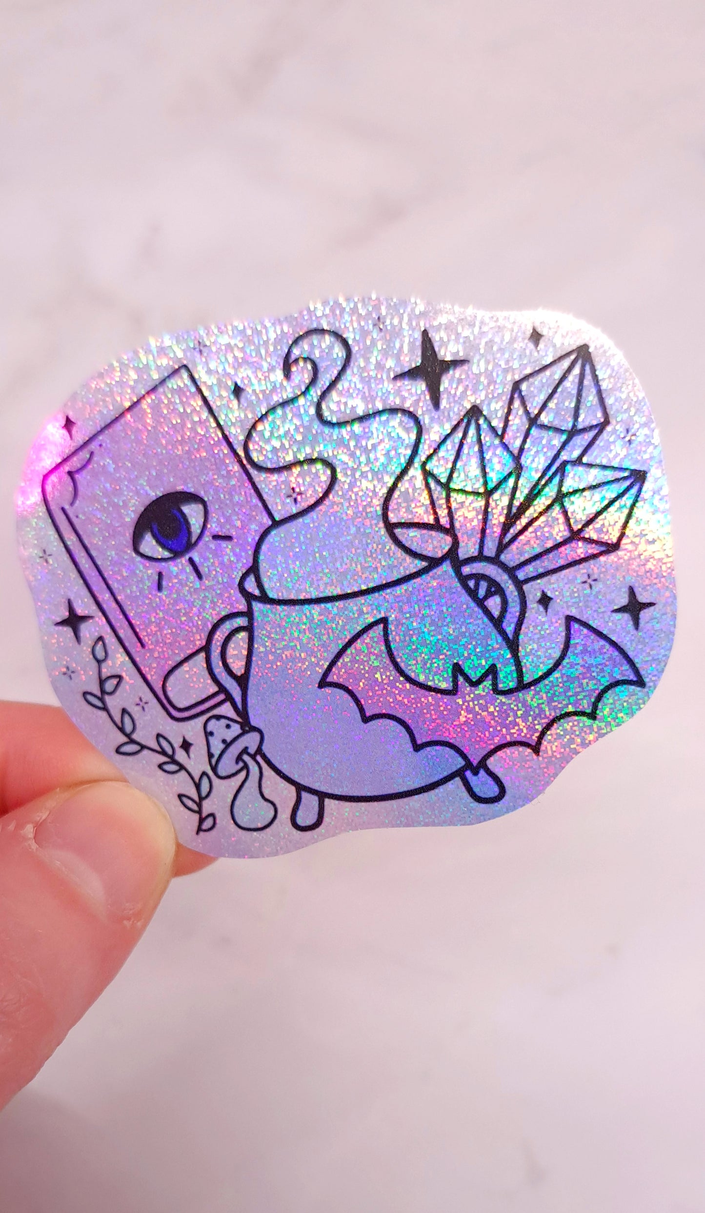 Witchy Holo Sticker