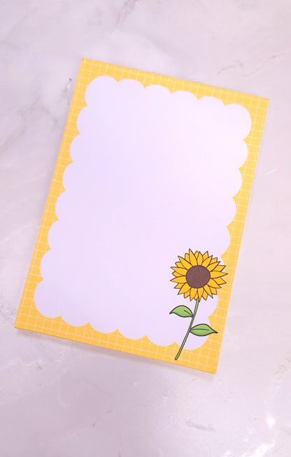 Sunflower Notepad A6