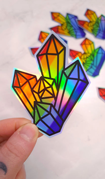 Rainbow Crystal Sticker