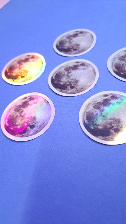 Holographic Moon Sticker