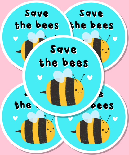 Save The Bees Sticker