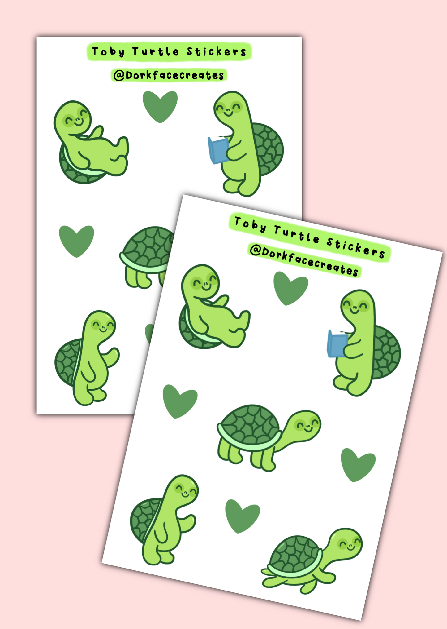 Toby Turtle Sticker Sheet